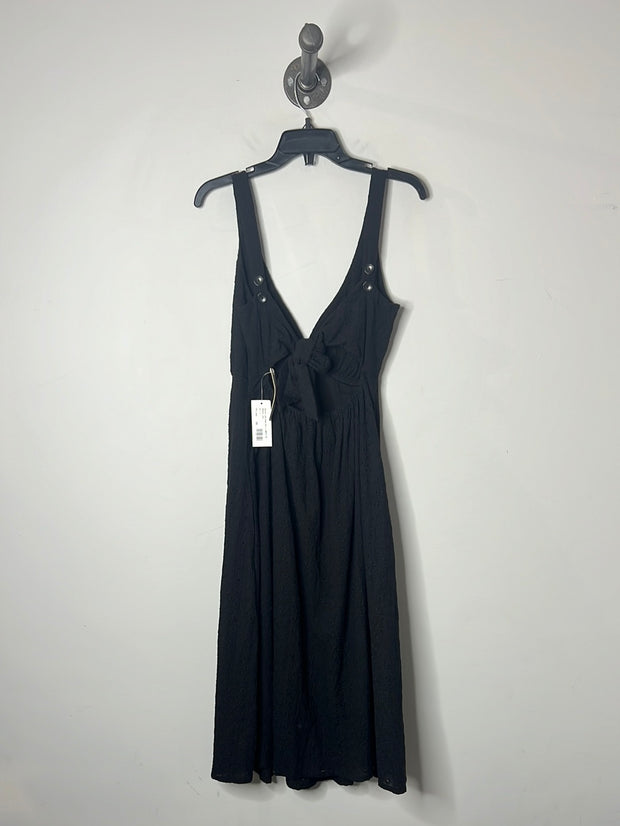 Marvell Lane Black Midi Dress