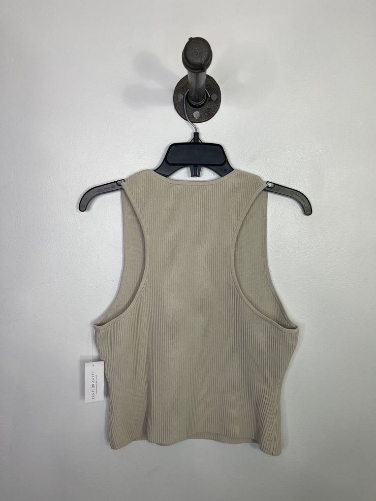 Babaton Cream Ribbed Tank