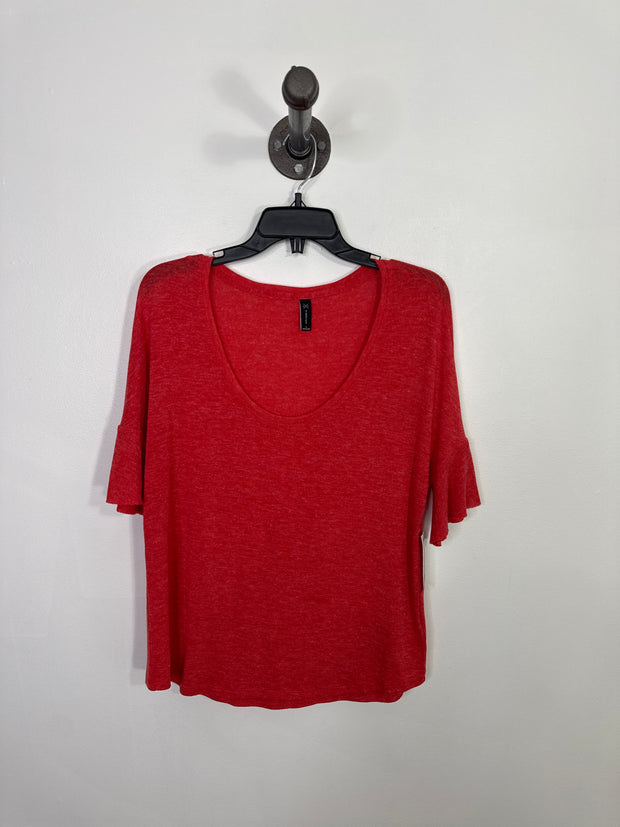 Gentle Fawn Red Loose T-Shirt
