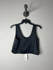 Mari Black Satin Tank