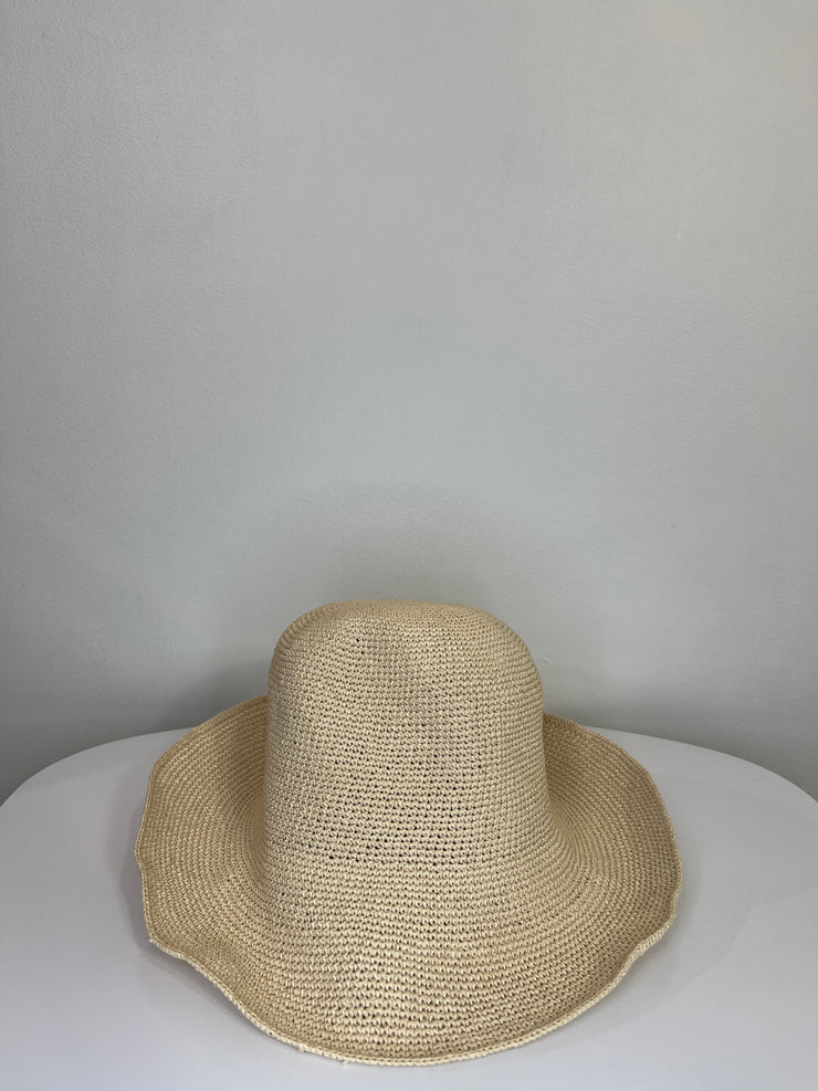 Parkhurst Beige Woven Sun Hat