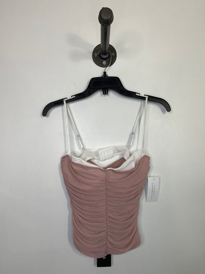 White Fox Dusty Pink Top