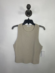 Babaton Cream Ribbed Tank