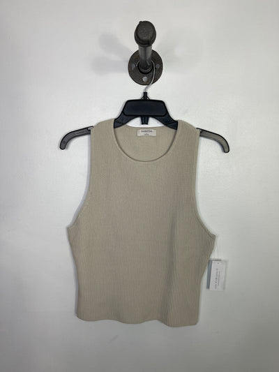 Babaton Cream Ribbed Tank