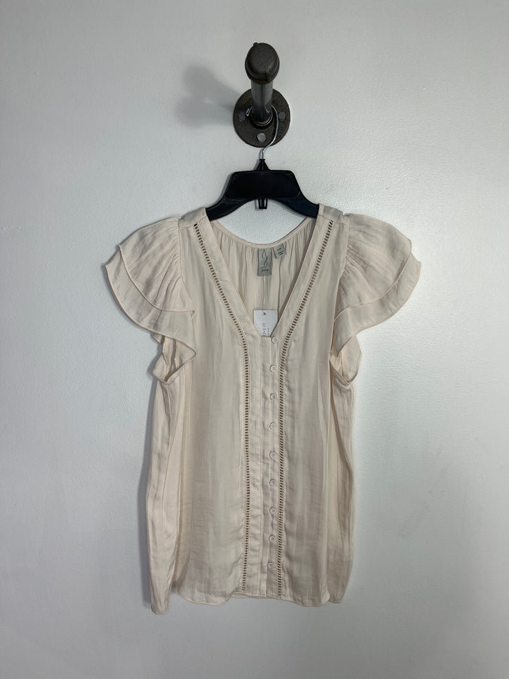 Joie Crm Button Up Blouse