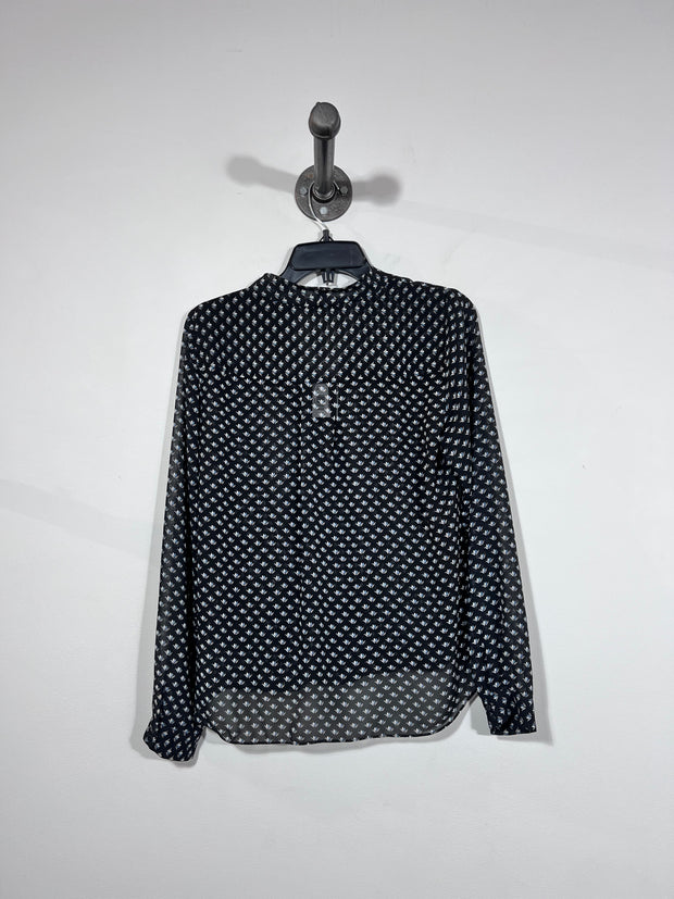 MEXX Blk Pattern Blouse