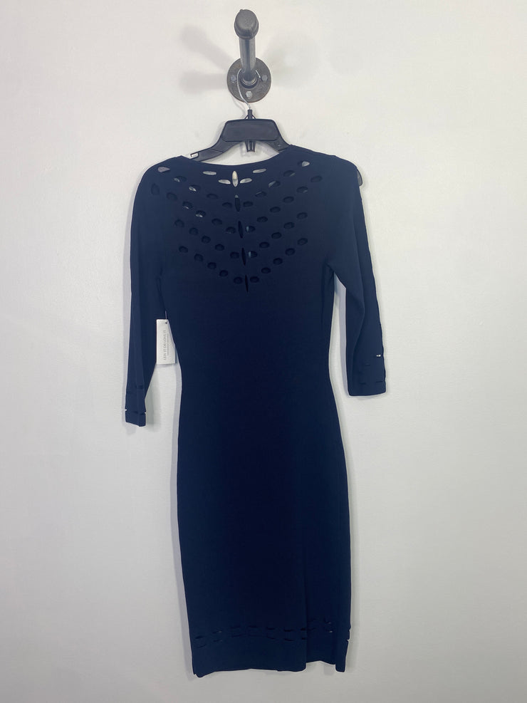 Maje Navy Midi Dress