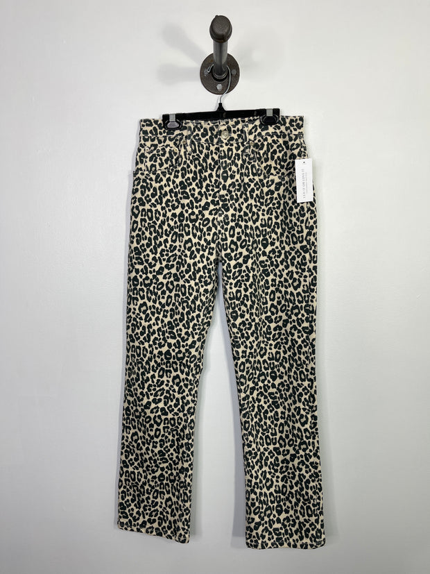 Zara Leopard Print Jeans