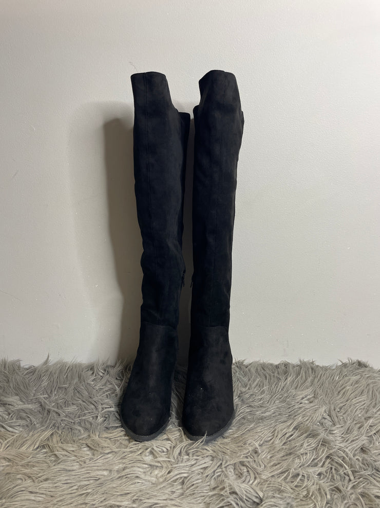 Call It S. Blk Knee High Boots