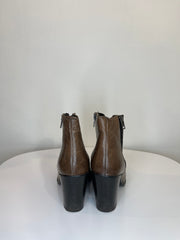 Boemos Brn Leather Ankle Boots