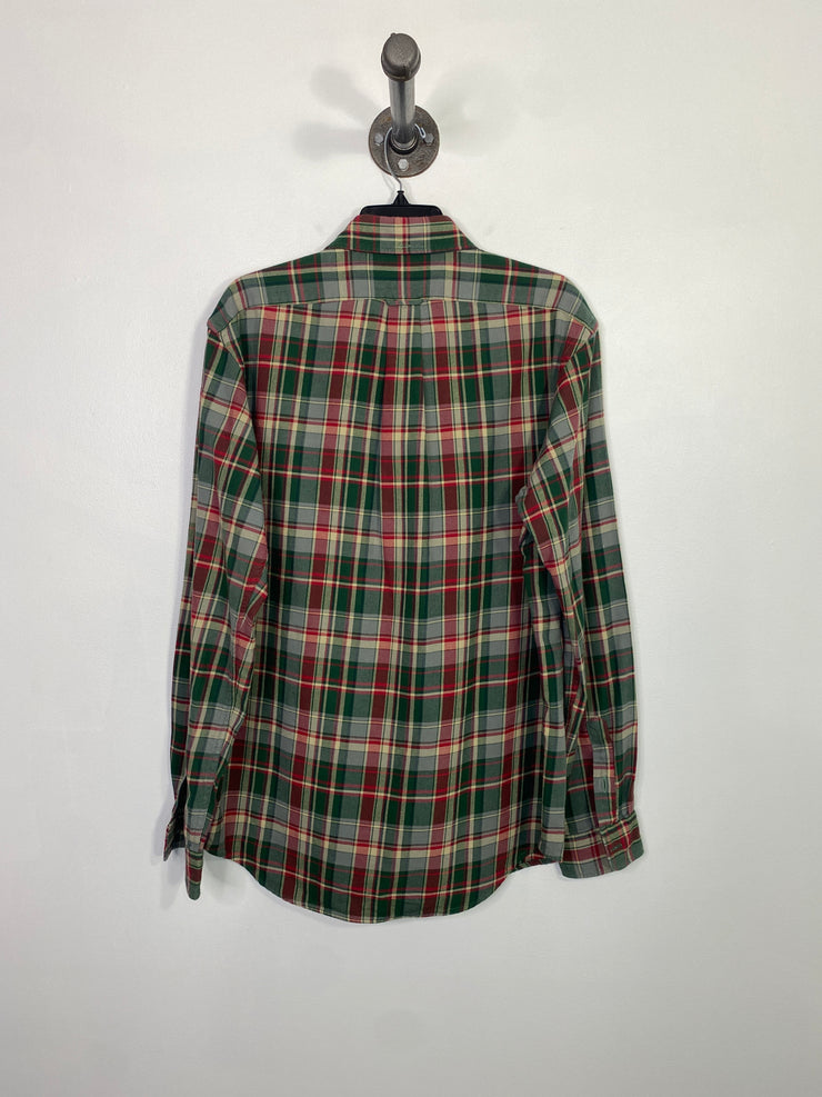 Ralph L. Grn Flannel Button-Up