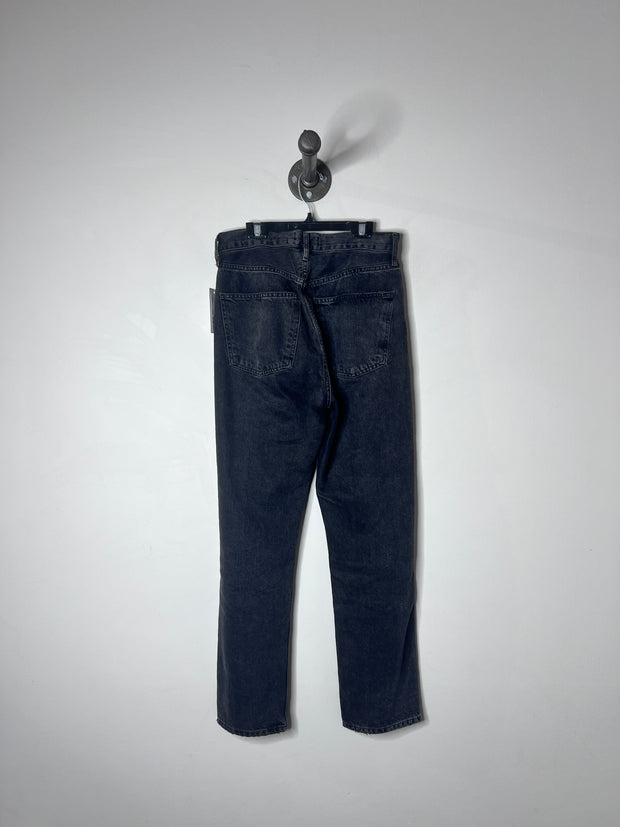 Agolde Black Straight Jeans