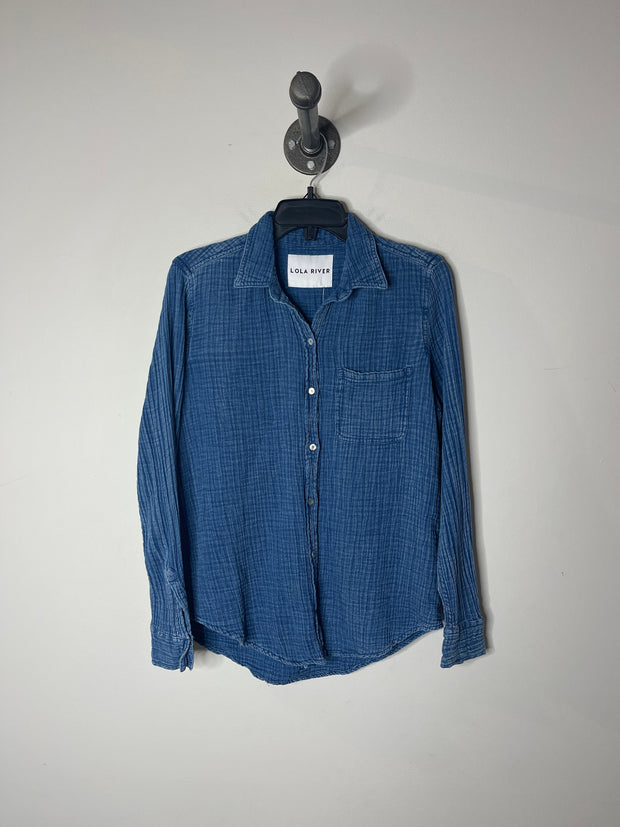 Lola River Denim Button Up