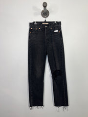 Levis Black Ripped Jeans