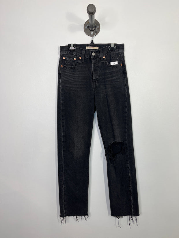 Levis Black Ripped Jeans