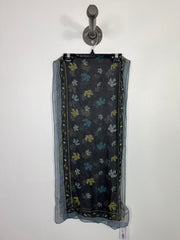 Magenta Bl/Grn Silk Scarf