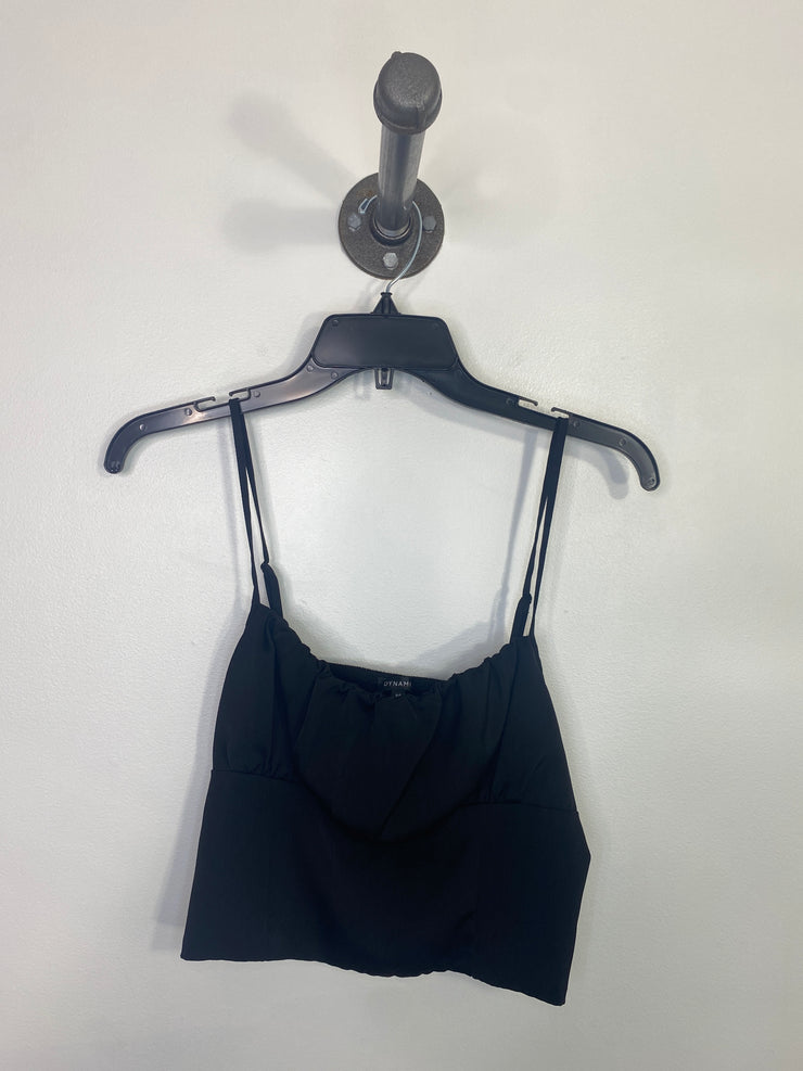 Dynamite Black Cropped Tank