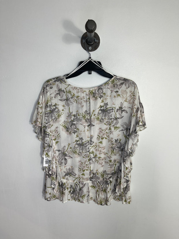 Lovestitch White Floral Blouse