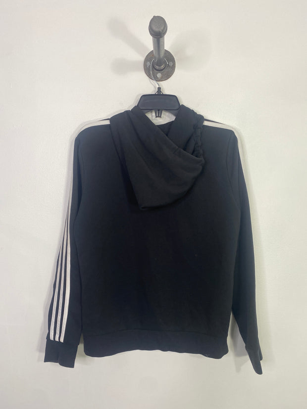 Adidas Black/White Zip Hoodie