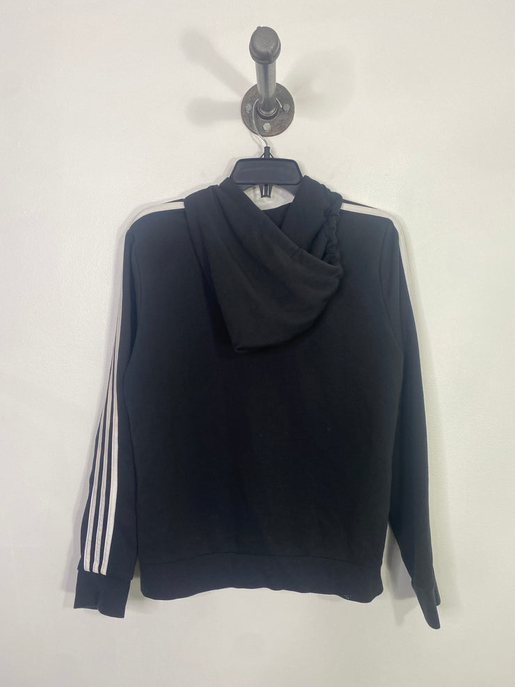 Adidas Black/White Zip Hoodie
