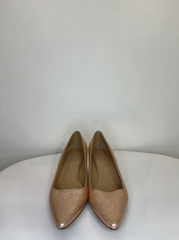 Naturalizer Pink Sparkle Heels