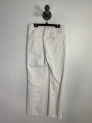 Zara White Straight Leg Jeans