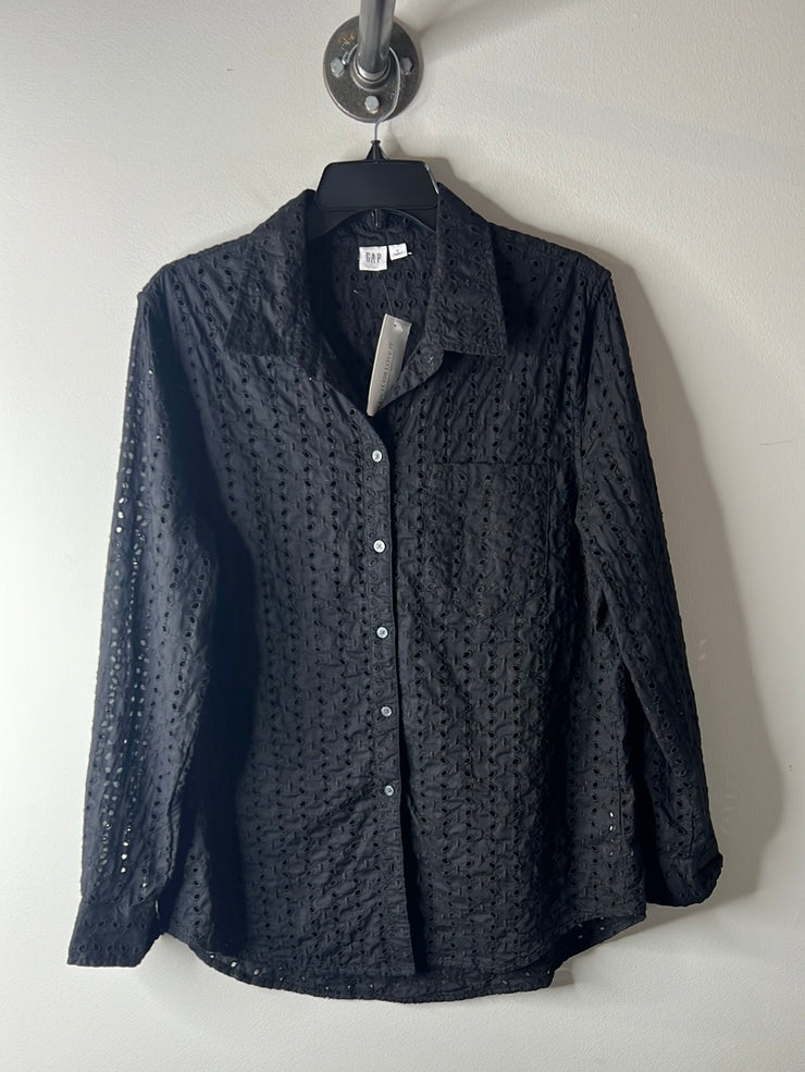 Gap Black Button Up