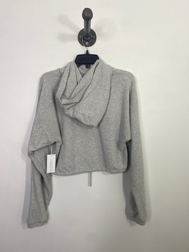 Babaton Grey Cropped Hoodie