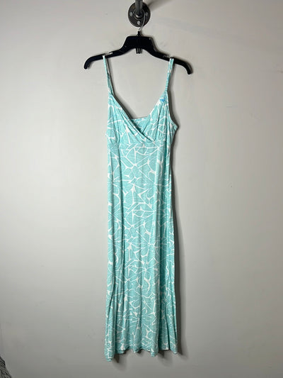 Roxy Blue/Wht Maxi Dress