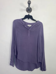 Velvet Purple Sheer Blouse