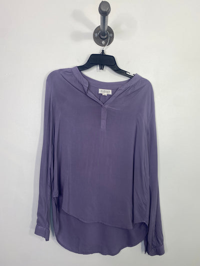 Velvet Purple Sheer Blouse