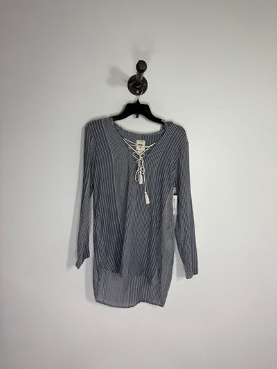 Billa Bong Blu Striped Lngslv