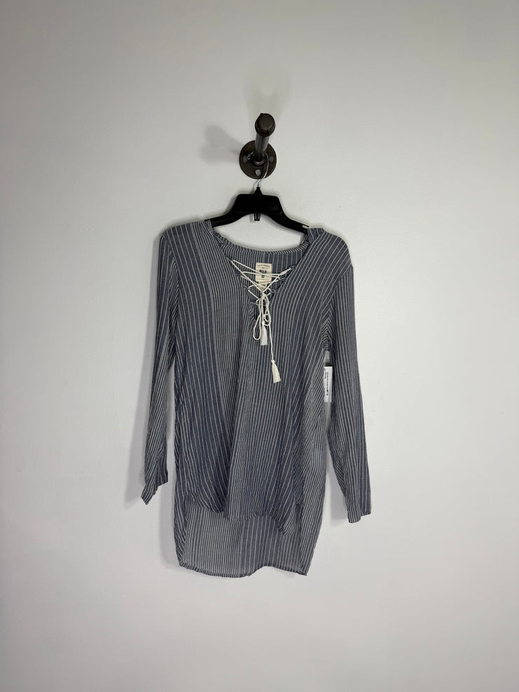 Billa Bong Blu Striped Lngslv