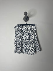 Sunday Best Zebra Wrap Skirt