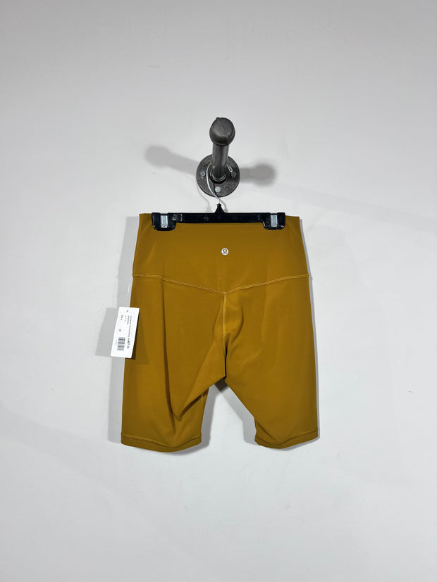 Lululemon Yellow Biking Shorts