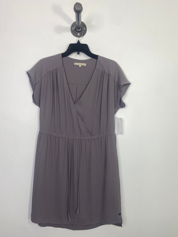 Monk & Lou Grey V Neck Dress