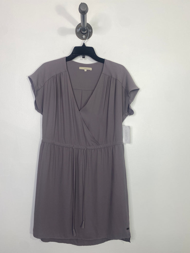 Monk & Lou Grey V Neck Dress