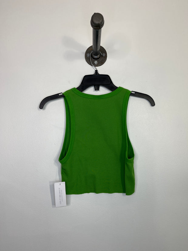 TNA Green Ribbed Tank