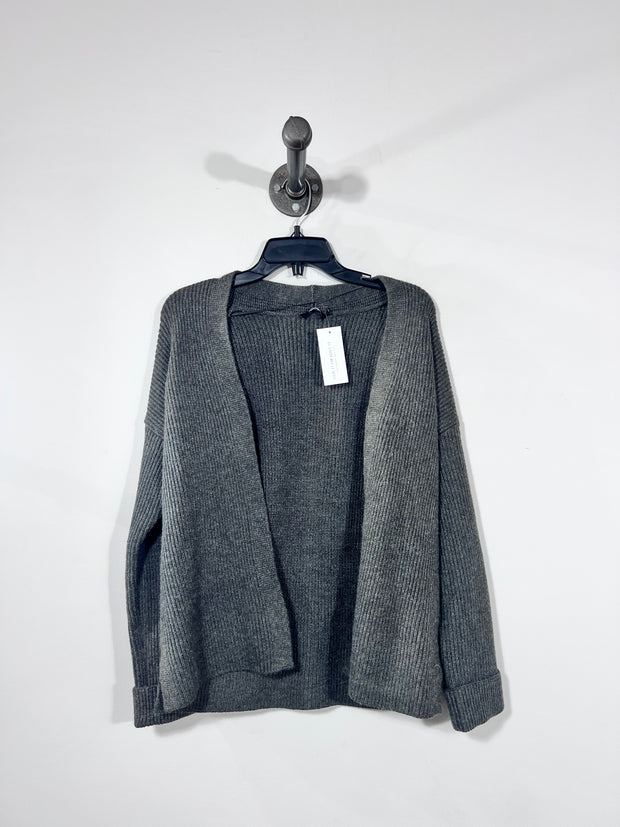 Yest Grey Open Cardigan