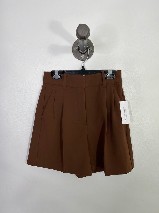 Wilfred Brn High Waist Shorts