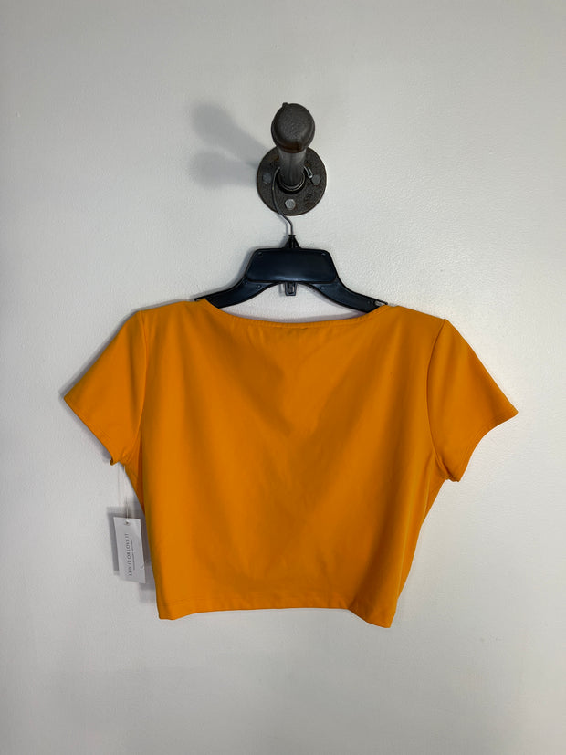 Dynamite Orange Crop Top