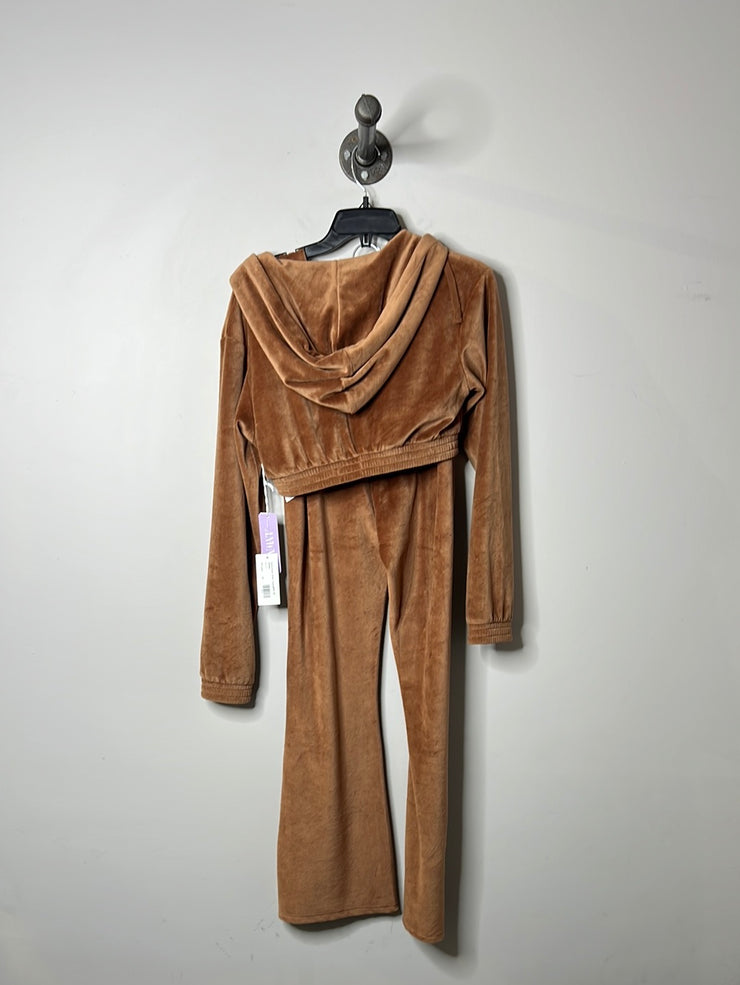 Anwnd Brown Velour Tracksuit