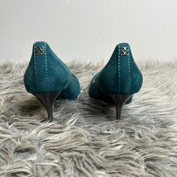 Coach Turquoise Heels