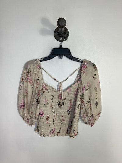 Only Beige/Pink Floral Top