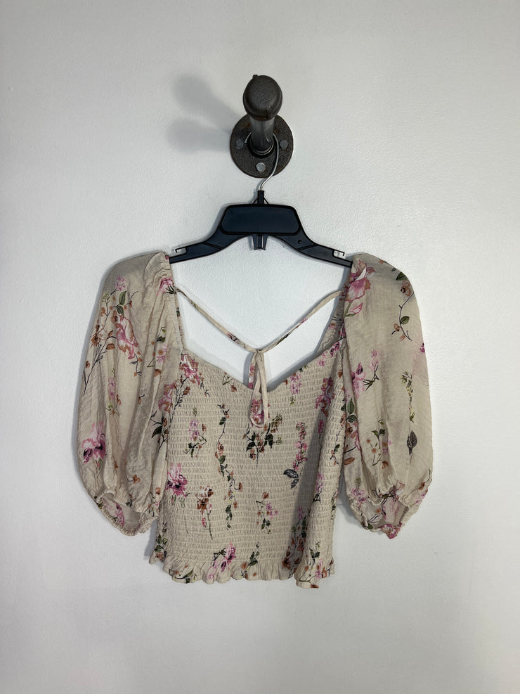 Only Beige/Pink Floral Top