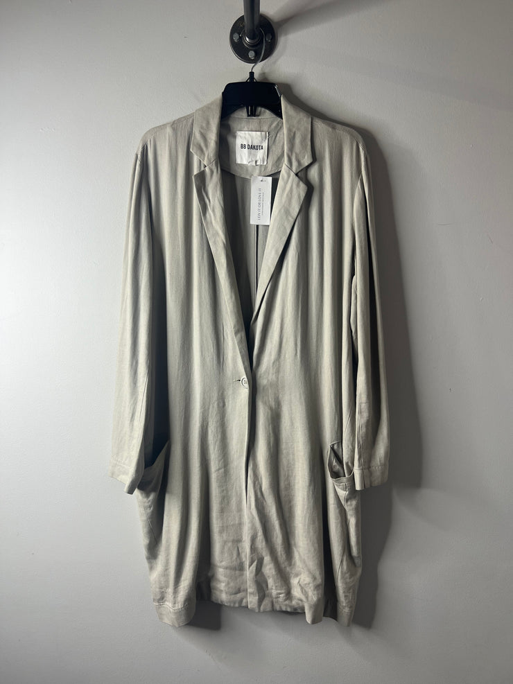 BB Dakota Grey Trench Coat