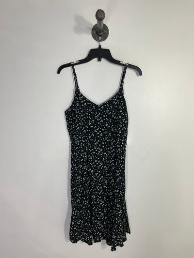 Old Navy Blk/Wht Floral Dress