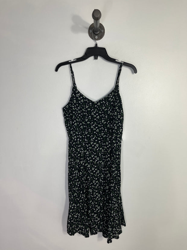 Old Navy Blk/Wht Floral Dress