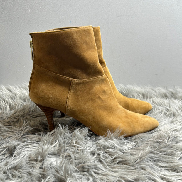 Audrey Brooke Brown Heel Boots