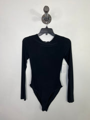 NewStyle Blk Backless Bodysuit